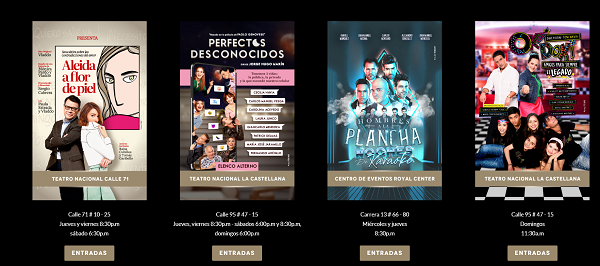 1. Ingresa a www.teatronacional.co y elige la obra que deseas ver Image